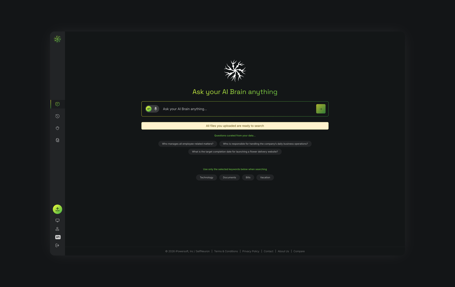 Ask Your AI Brain anything